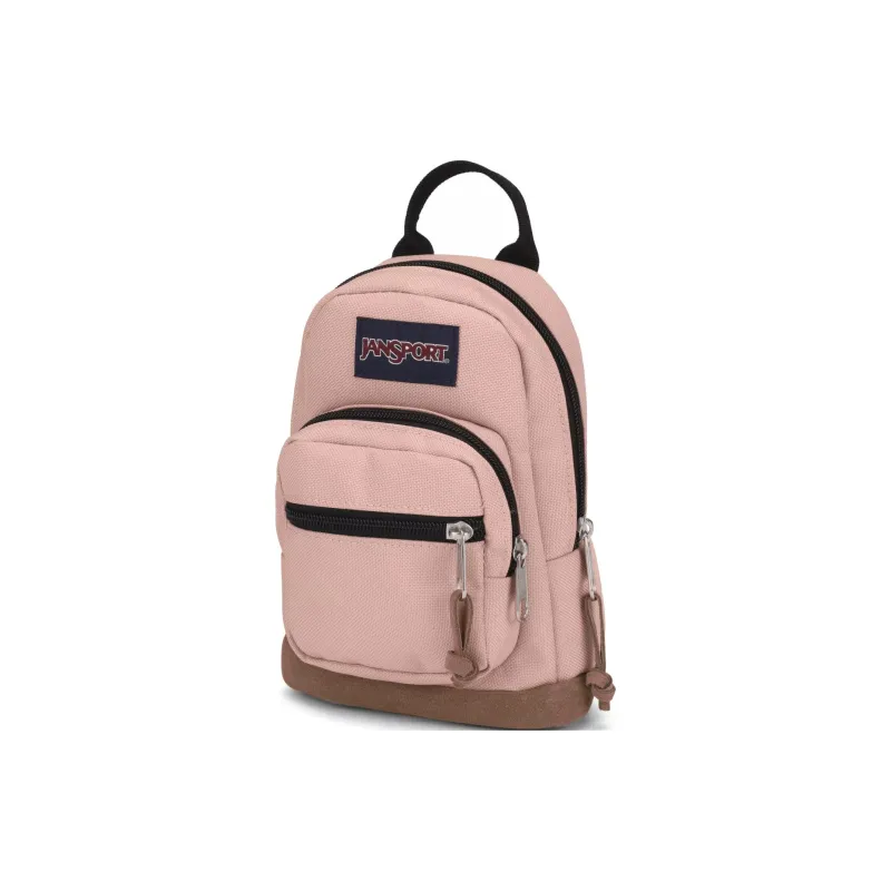 JanSport Suede Backpack Mini Women's Mist Rose-1