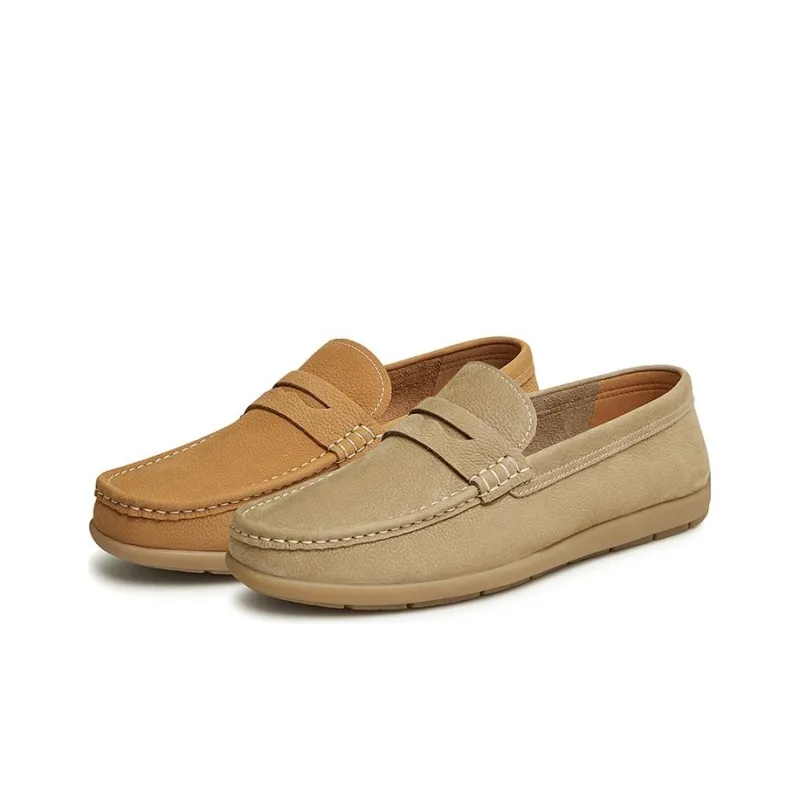 TATA Dress Shoes Men Low Top Solid Color-11