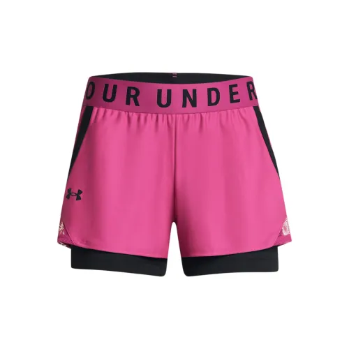 Under Armour Play Up Casual Shorts Women's Deep Pink