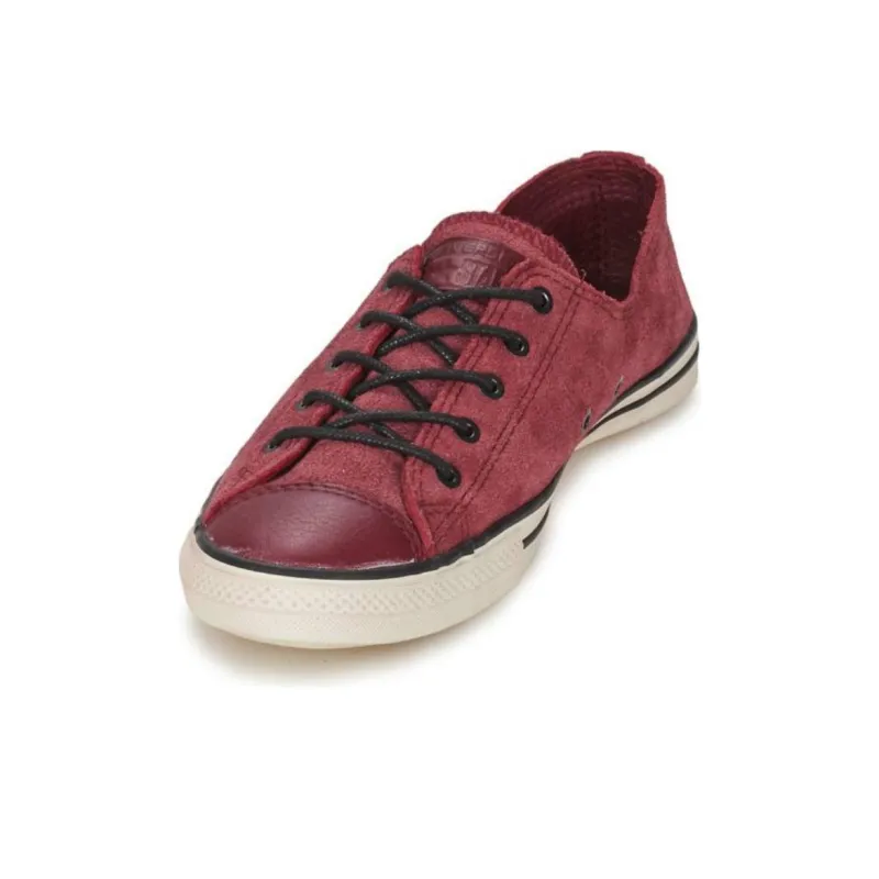 Converse Shock Absorbers Low Top Skateboard Shoes Women's Red-2