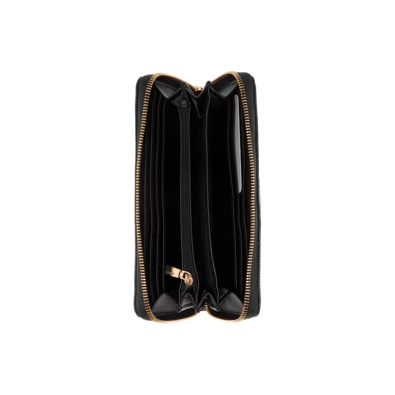 GUESS Artificial Leather Wallet Large Size Women's Black-4
