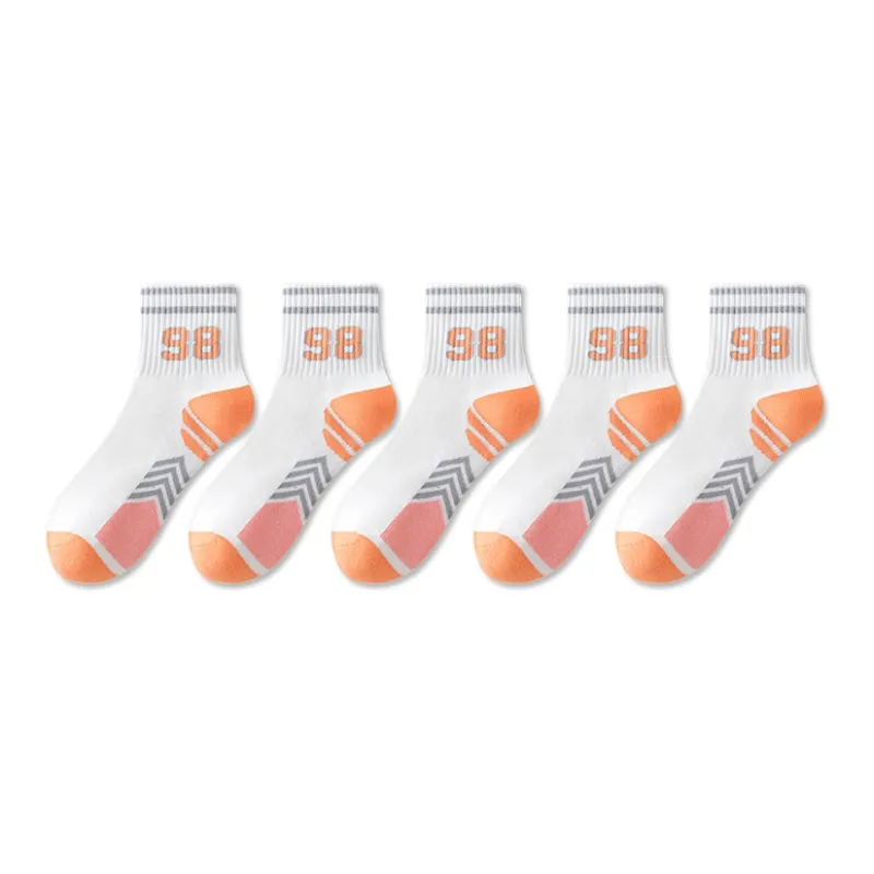 LUOLIAN Mid Calf Socks Women's 5 Pack-20