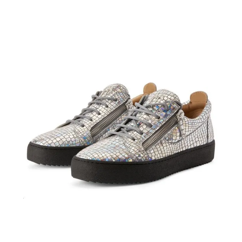 Giuseppe Zanotti Frankie Kaleido Metallic Effect Sneakers-1