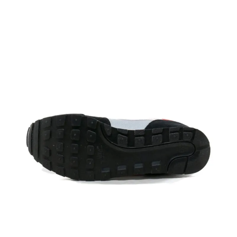 Nike MD Runner 2 Cushioned Slip Resistant Low Top Running Shoes Men's Black White Red-3