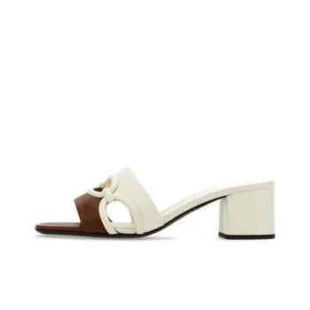 Valentino Odor Resistant Slide Slippers Women's White Brown