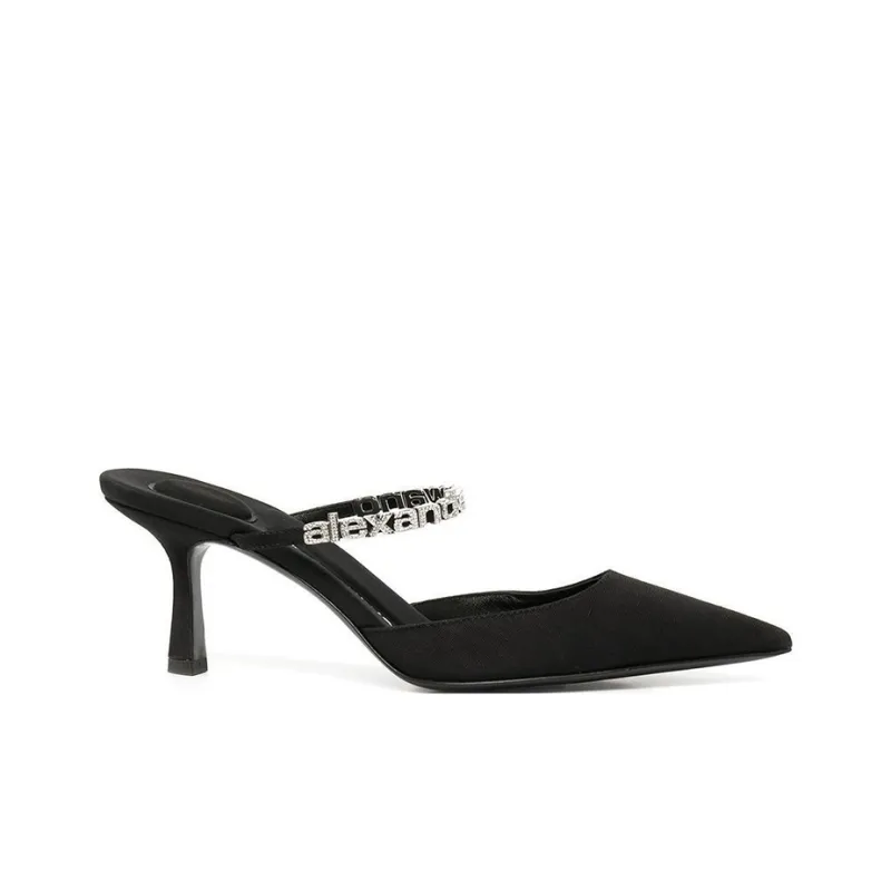 Alexander Wang Slip Resistant Wrap toe Slippers Women's Black-1