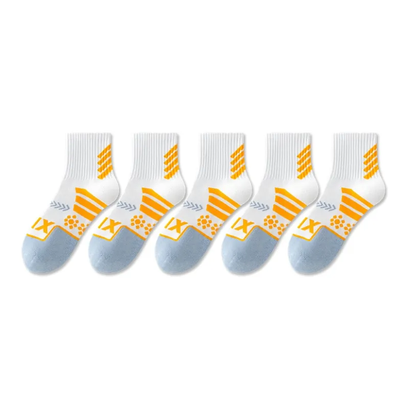 LUOLIAN Mid Calf Socks Women's 5 Pack-25