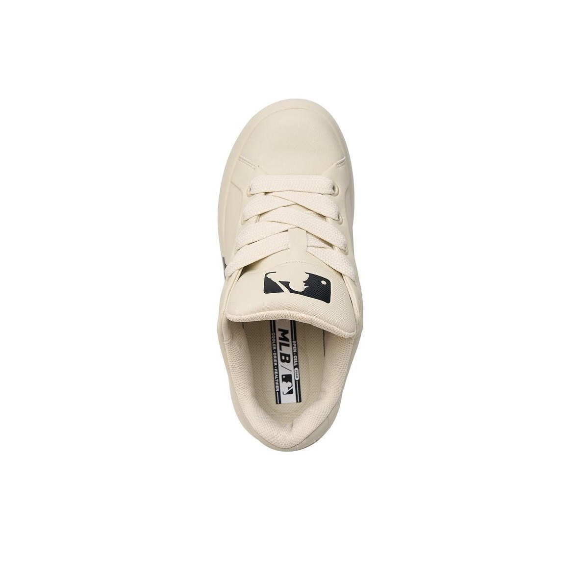 MLB Chunky Classic Casual Shoes Unisex Low-Top Ecru/Black