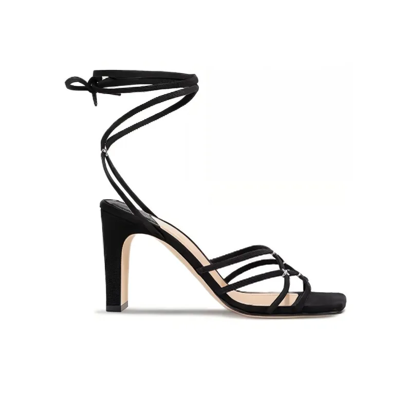 SERGIO ROSSI Grazie Sergio Strap Sandals Women's Black-1