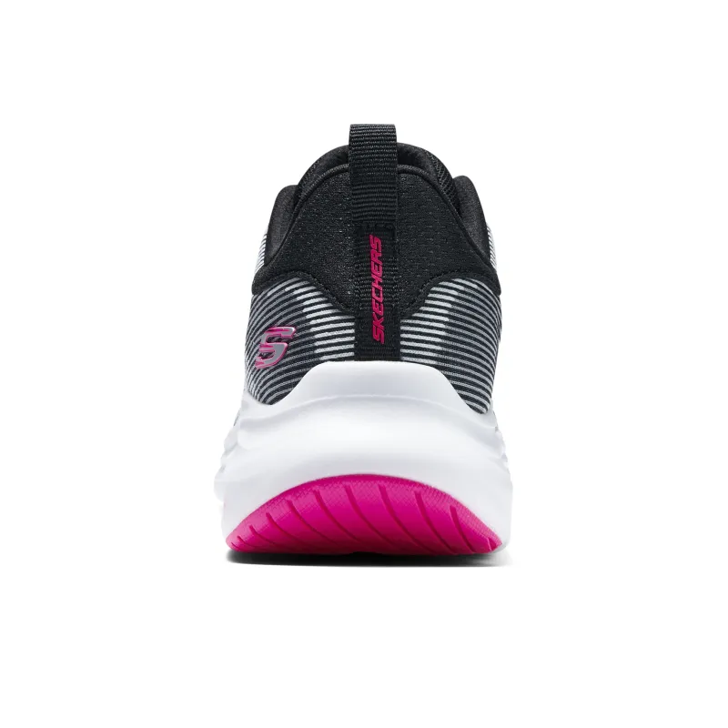 Skechers Low Top Casual Running Shoes Women's Black Purple Red-4