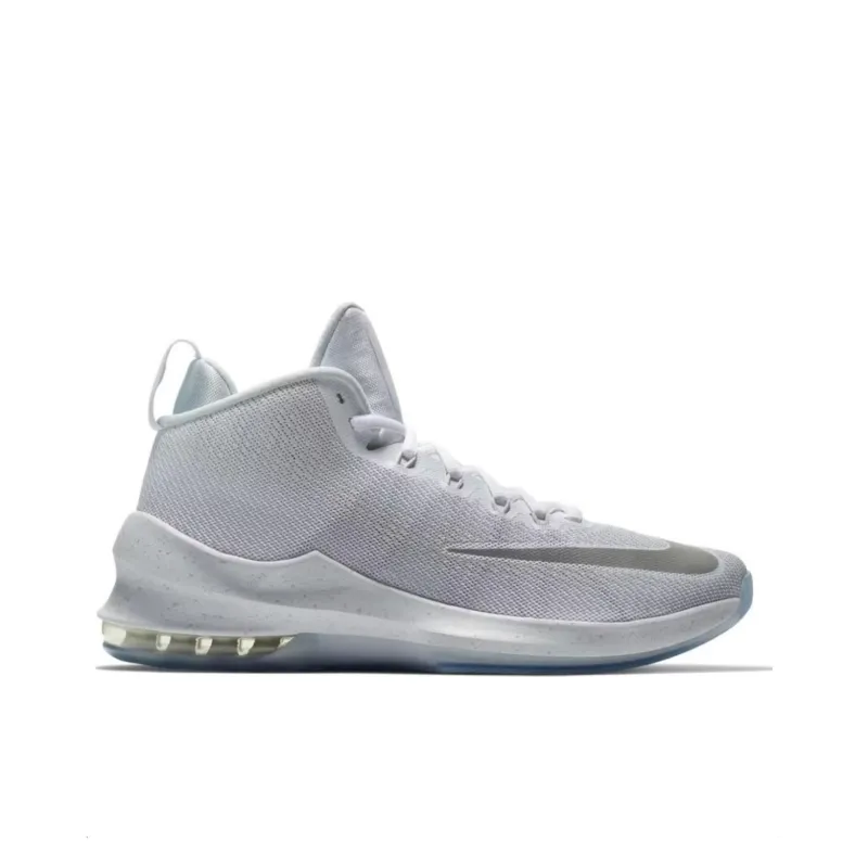 Nike Air Max Infuriate Mid White Metallic Silver-1