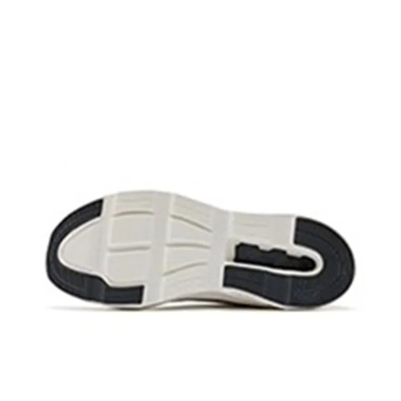 QIAODAN Wear resistant And Lightweight Low Top Running Shoes Men's White Black-3