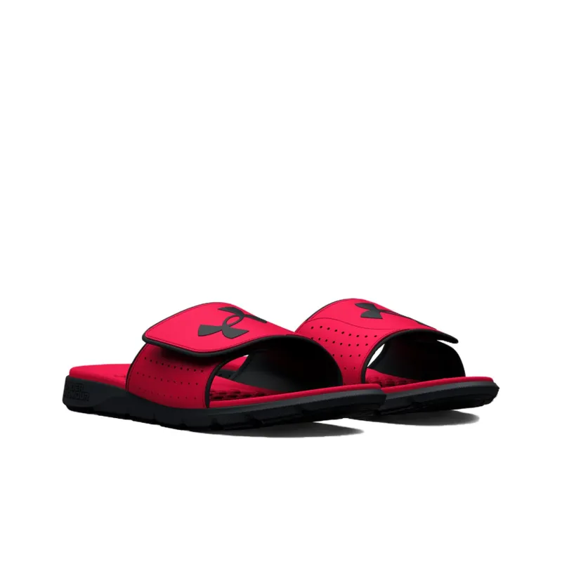 Under Armour Ignite Series Quick Dry Slide Slippers Men's Red Black-2