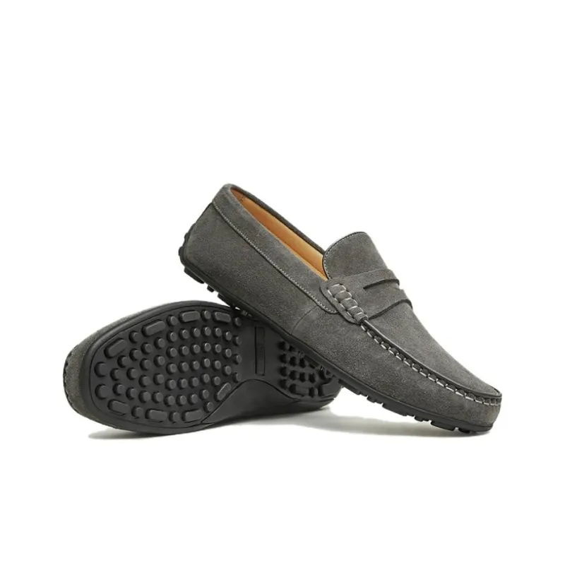 TATA Dress Shoes Men Low Top Solid Color-11