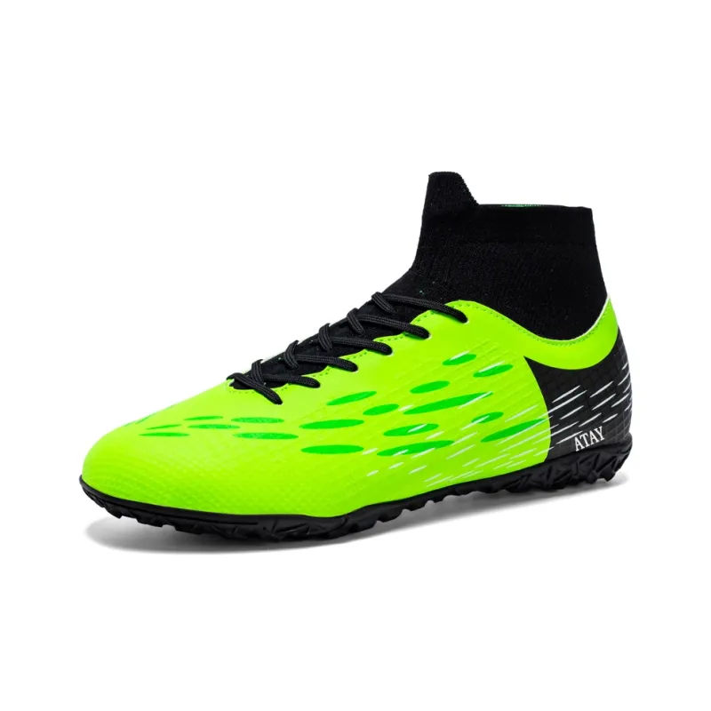 ATAY Soccer Shoes Unisex High Top Black-14
