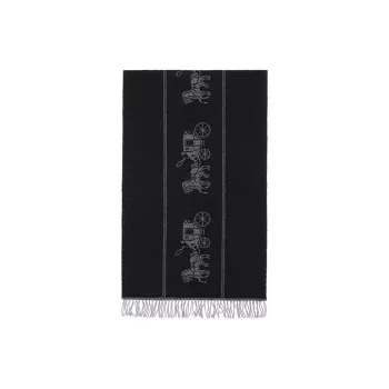 COACH Knit Scarves Women's Black
