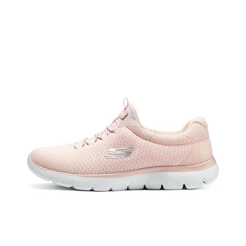 Skechers Summits Casual Shoes Women's Low-Top Pink/White