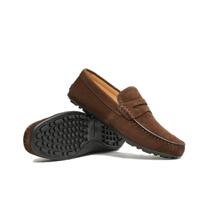 TATA Dress Shoes Men Low Top Solid Color-18