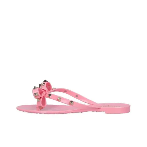 Valentino Garavani Rockstud Almond Toe Thong jogging Women's