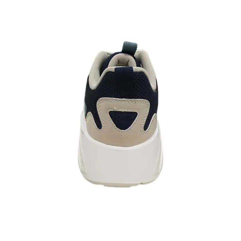 361° Anti Slip Wear Resistant Low Top Running Shoes Men's White Blue-3