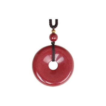Princess Cui Reconstructed Cinnabar Jade Pendants Unisex