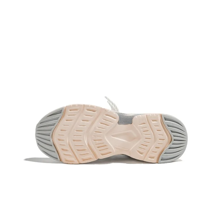 Warrior Anti Slip Wear Resistant Low Top Running Shoes Unisex Beige Grey Silver-4