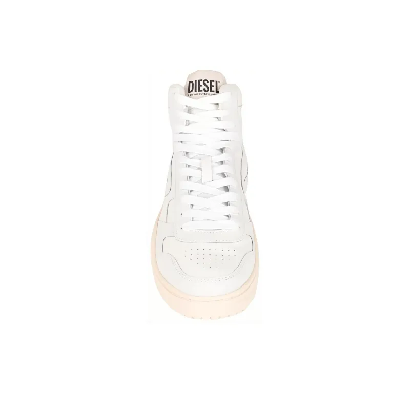 DIESEL S Ukiyo High Top Skateboard Shoes Men's White-3