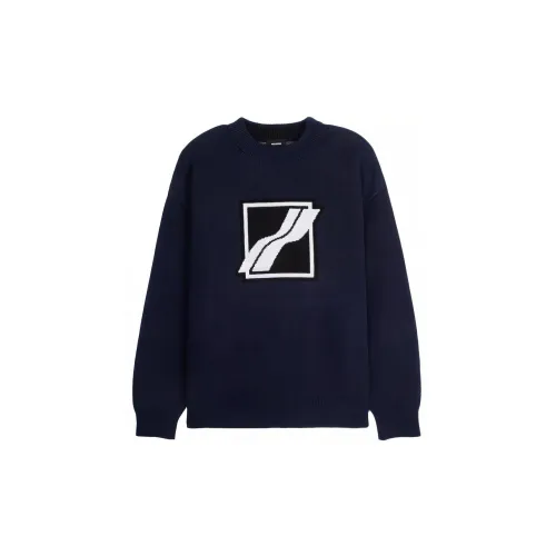 WE11DONE Sweaters Unisex Marine Blue