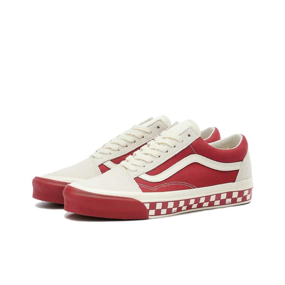 Old Skool Og Vans Lx Bumper Cars Marshmallow Cardinal POIZON