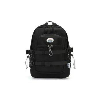 VANWALK Polyester Backpack Medium Size Women's Purple/Gray/Black