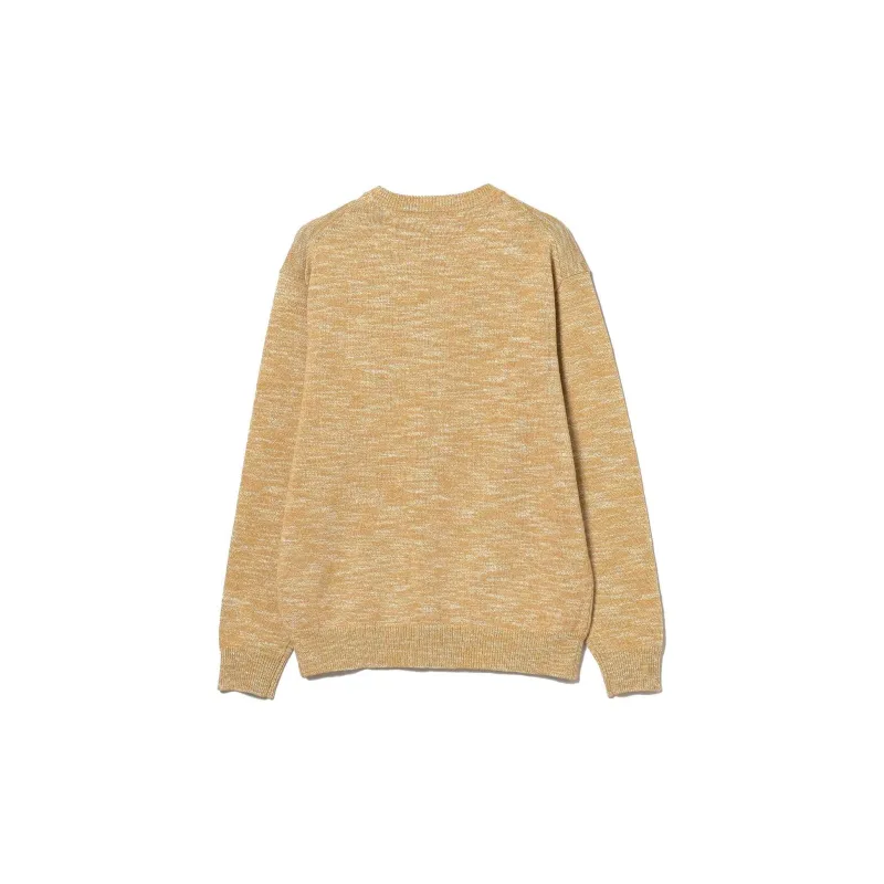 Beams Sweater Men's Mustard Yellow-1