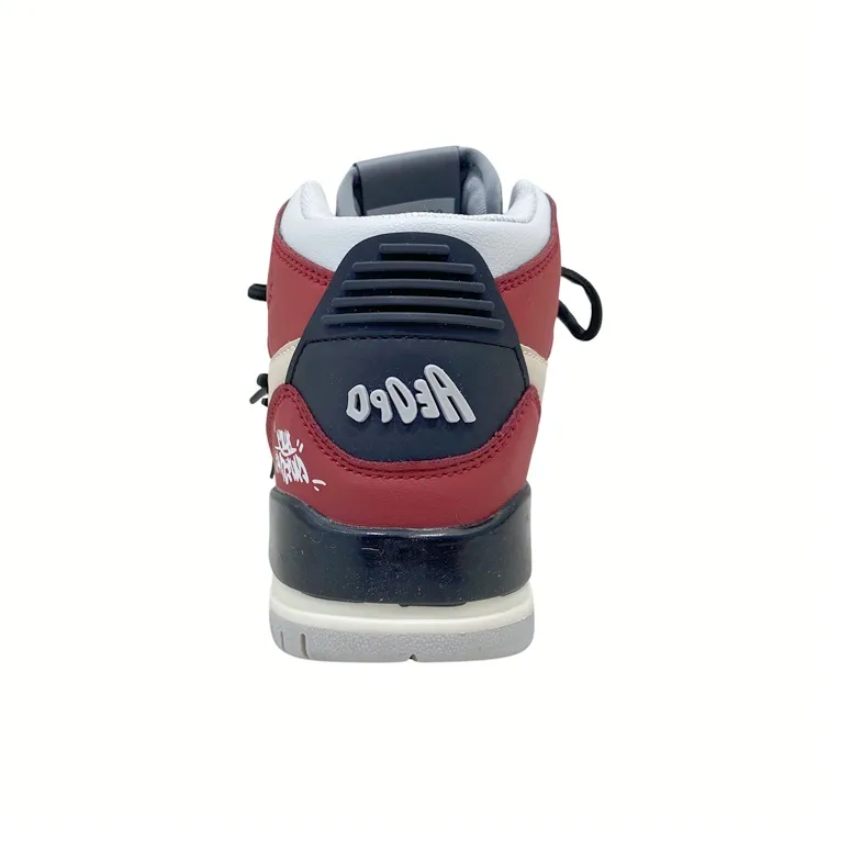 MQGAll Anti-Slip And Wear-Resistant Breathable High-Top Vintage Basketball Shoes Unisex-3