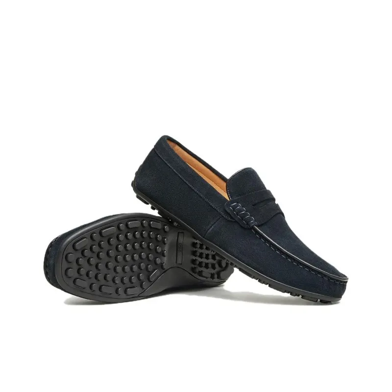 TATA Dress Shoes Men Low Top Solid Color-5
