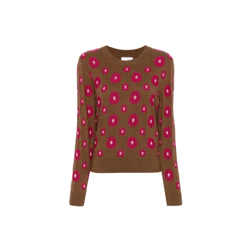 Barrie Floral-intarsia Crew-neck Jumper