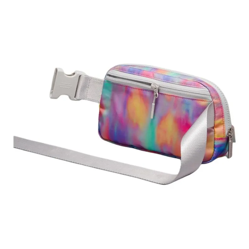Lululemon Everywhere Nylon Crossbody Fanny Pack Regular Women's Washed Print With Mixed Color And Steam Color-2