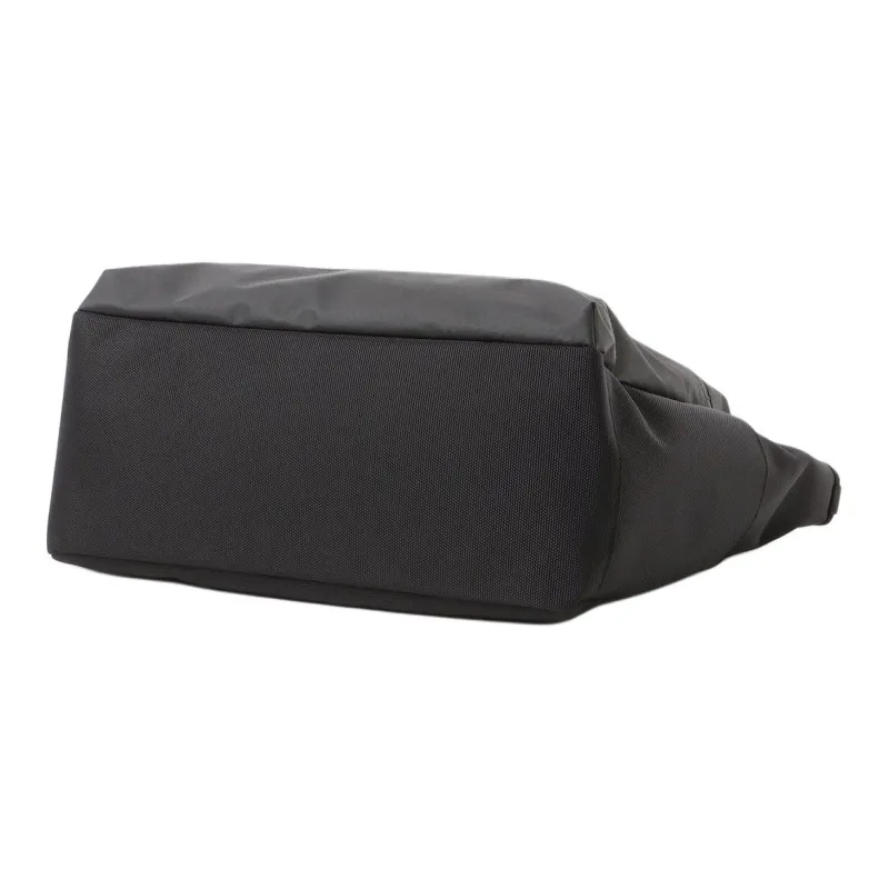 Beams Nylon Tote Bag Shopping Bag Shoulder Bag Handbag Large Size Men's Black-3