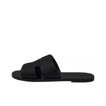 HERMES Slide Slippers Men's Black