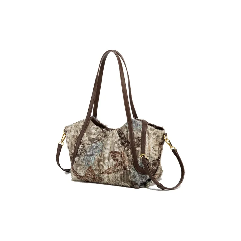 MACKJANICE Shoulder Bags Coffee Butterfly-2