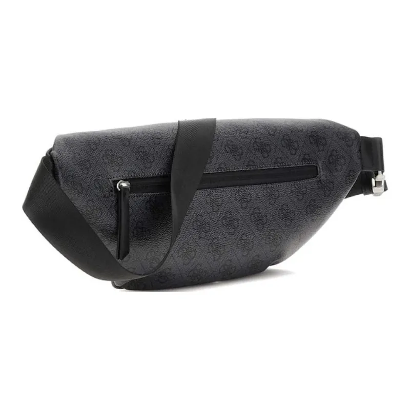 GUESS Recycled Materials Fanny Pack Men's Black-1