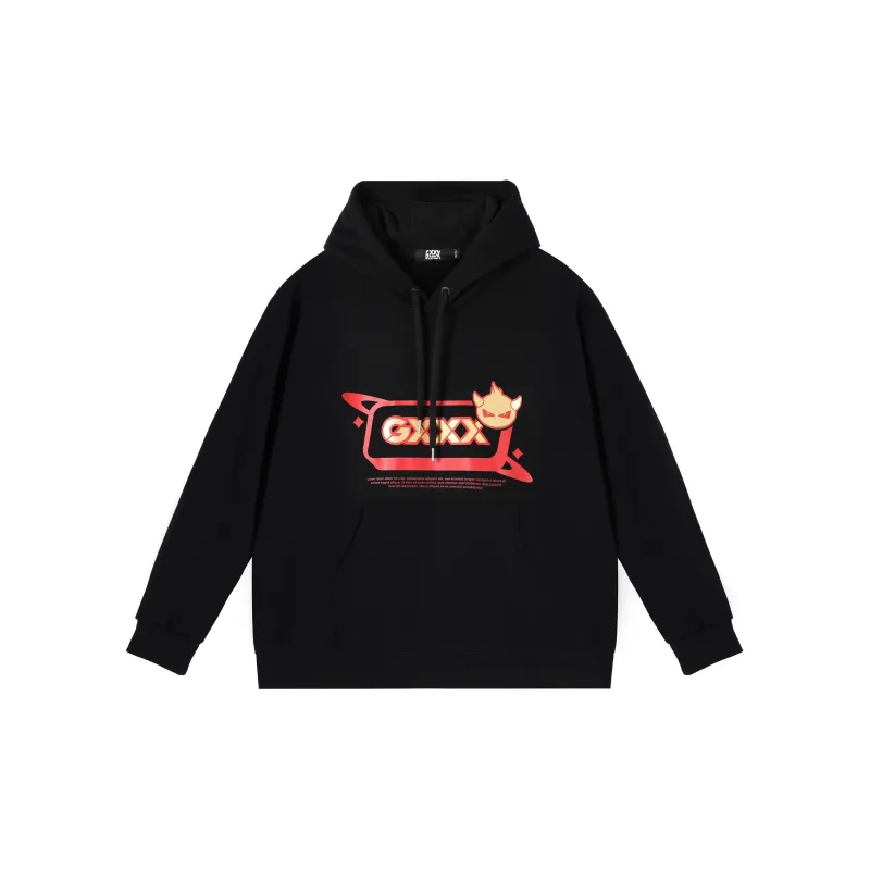 GXXX Hooded Casual Sweatshirt Unisex-4