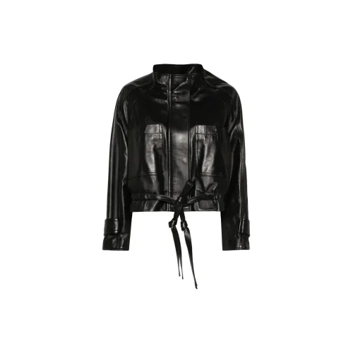 Dondup Leather Jackets Women's Black