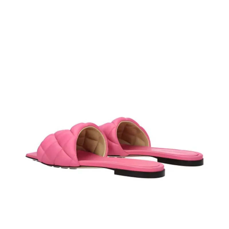 Bottega Veneta Matelassé Flat Sandals Women's-3