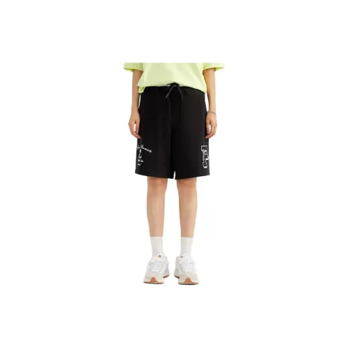 Fun Casual Shorts Unisex Black