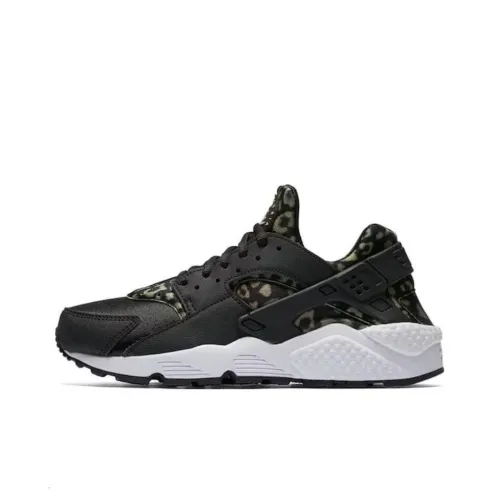 Nike Air Huarache Run Print Leopard Black Women's