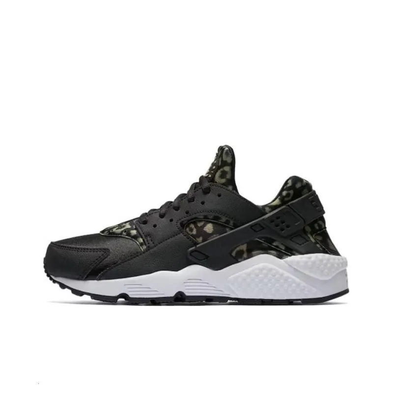 Nike Air Huarache Run Print Leopard Black Women's-0