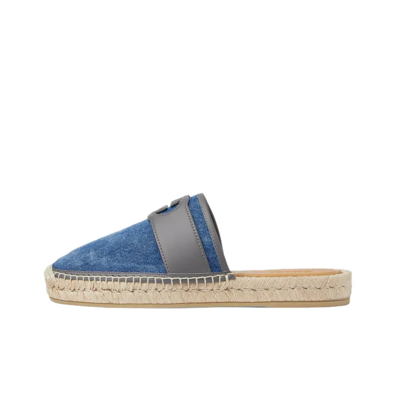 GUCCI Closed Toe Slippers Men's Blue-0