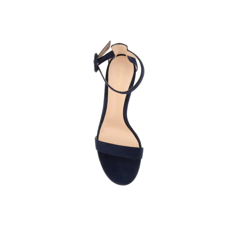 GIANVITO ROSSI Ricca 95mm Suede Sandals-3