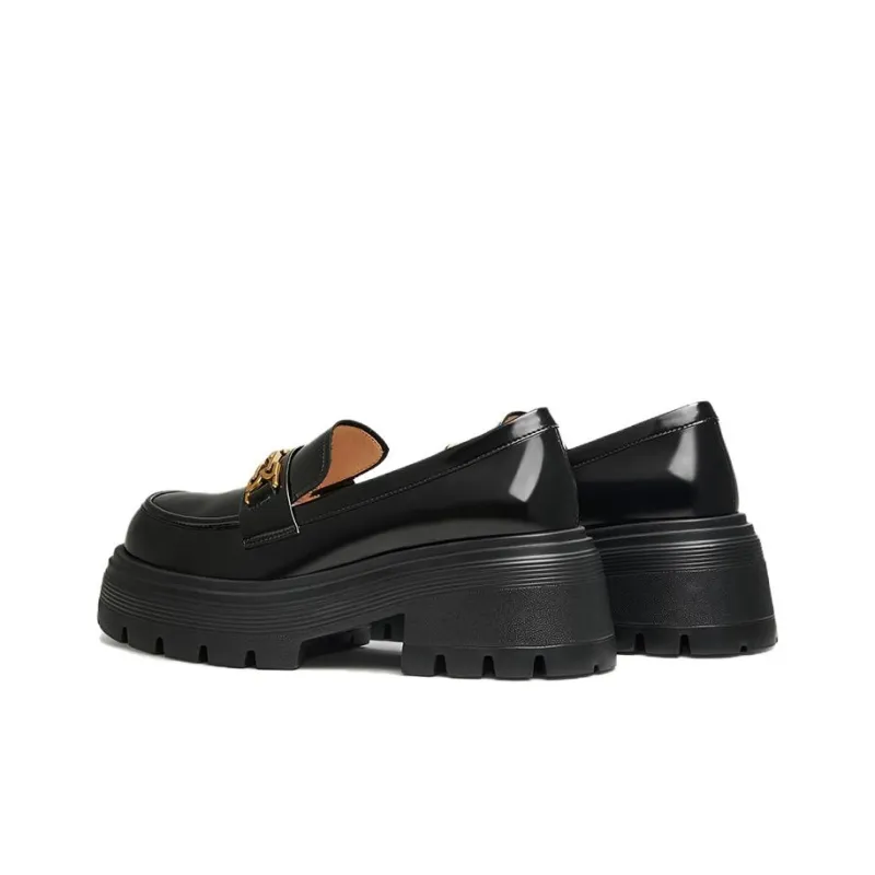 TATA Loafers Women's Solid Color-9