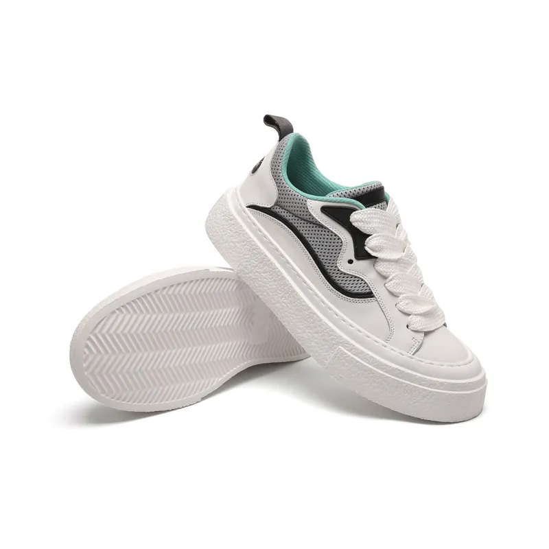 Anthony Miles Slip Resistant Cushioning Wear Resistant Low Top Skateboard Shoes Men's White-3