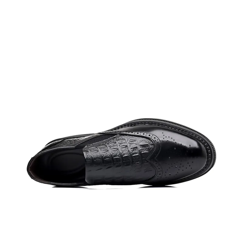 Captain illy Dress Shoes Men Mid Top Black/Brown-2